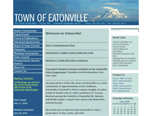Tablet Screenshot of eatonville-wa.gov